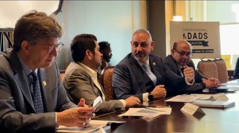 Congressman Gil Cisneros at Dads Caucus